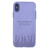 Nettech Apple iPhone X Uyumlu Ultra Slim Arka Koruma Kılıf (Lila) NT90646