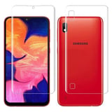 Exquıs Samsung Galaxy A10 Uyumlu Ön ve Arka Koruma 360 Full Kaplama (Şeffaf) VR18423