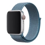 Nettech Apple Watch Seri 44/42 mm Uyumlu İp Örgülü Kordon (Mavi) NT91391