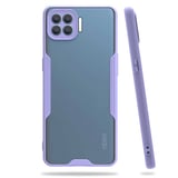 Nettech Oppo Reno 4 Lite Uyumlu Platin Seri Arka Koruma Kılıf (Lila) NT84383
