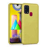 Nettech Samsung Galaxy M31 Uyumlu Nano Arka Koruma Kılıf (Sarı) NT82637