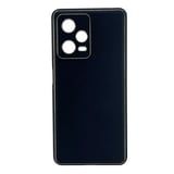 Nettech Xiaomi Redmi Note 12 Uyumlu Coco Leather Seri Arka Koruma Kılıf (Siyah) NT99937