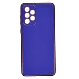Nettech Samsung Galaxy A73 5G Uyumlu Coco Leather Seri Arka Koruma Kılıf (Mor) NT93419