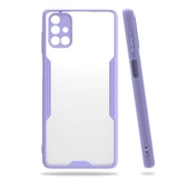 Nettech Samsung Galaxy M51 Uyumlu Platin Seri Arka Koruma Kılıf (Lila) NT86605