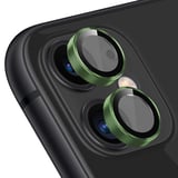 Buff İPhone 11 / 12 / 12 Mini Kamera Metal Lens Koruyucu Dark Green