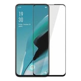 Nettech Oppo Reno Uyumlu 5D Glas Full Cam Koruyucu (Beyaz) NT78782