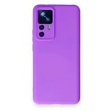 Nettech Xiaomi Mi 12T Pro Uyumlu Lansman Seri Arka Koruma Kılıf (Lila) NT100103