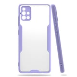 Nettech Samsung Galaxy A71 Uyumlu Platin Seri Arka Koruma Kılıf (Lila) NT86602