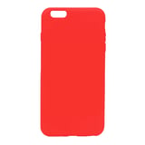 Nettech Apple iPhone 6 Plus Uyumlu Nano Arka Koruma Kılıf (Kırmızı) NT79266