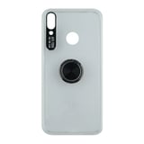 Nettech Huawei Y7 2019 Uyumlu Doris Ring Arka Koruma Kılıf (Şeffaf) VR14943