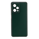 Nettech Xiaomi Redmi Note 12 Pro 4G Uyumlu Coco Leather Seri Arka Koruma Kılıf (Yeşil) NT99948