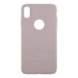 Nettech Apple iPhone XS Max Uyumlu Plane Seri Arka Koruma Kılıf (Gri) VR11675