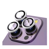 Nettech Apple iPhone 15 Pro Uyumlu Safir Lens Kamera Cam Koruyucu (Gümüş) NT103568