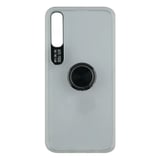 Nettech Samsung Galaxy A30S Uyumlu Doris Ring Arka Koruma Kılıf (Şeffaf) VR14942