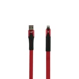 Helt HTDC01 İp Örgü 120 Cm Lightning Şarj ve Data Kablosu (Kırmızı) VR20501
