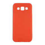 Nettech Samsung Galaxy E500 E5 2015 Uyumlu Arka Koruma Arka Koruma Kılıf (Kırmızı Açık) NT4925