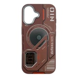 Nettech Apple iPhone 16 Uyumlu NTN043 Arka Koruma Kılıf (Kahverengi) NT110949