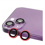 Nettech Apple iPhone 14 Uyumlu Damla Model 2in Kamera Cam Koruyucu (Kırmızı) NT97430