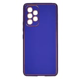 Nettech Samsung Galaxy A53 Uyumlu Coco Leather Seri Arka Koruma Kılıf (Mor) NT93410
