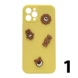 Nettech Apple iPhone 12 Pro Max Uyumlu Maskot Seri Arka Koruma Kılıf (Karışık Renk) NT106232