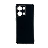 Nettech Oppo Reno 9 Uyumlu Coco Leather Seri Arka Koruma Kılıf (Siyah) NT99776