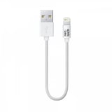 Nettech NT26 Plastik 20 Cm Lightning Şarj ve Data Kablosu (Beyaz) NT27419