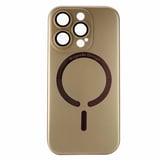 Nettech Apple iPhone 14 Pro Uyumlu Lüx MagSafe Arka Koruma Kılıf (Sarı) NT96890