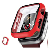 Nettech Apple Watch Series 4 42 mm Uyumlu 360 Ekran Kasa Koruma Full Cam Koruyucu (Kırmızı) NT92351