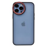 Nettech Apple iPhone 13 Pro Max Uyumlu Master Silindir Seri Arka Koruma Kılıf (SiyahKırmızı) NT95485