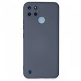 Nettech Realme C21Y Uyumlu Lansman Seri Arka Koruma Kılıf (Gri) NT100167