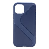 Nettech Apple iPhone 11 Pro Max Uyumlu Kendinden Desenli Arka Koruma Kılıf (Lacivert) NT81780