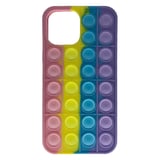 Nettech Apple iPhone 12 Pro Max Uyumlu Pop It Game Arka Koruma Kılıf (Çeşitli Renk) NT91972