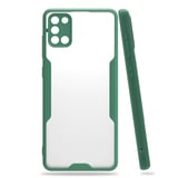 Nettech Samsung Galaxy A31 Uyumlu Platin Seri Arka Koruma Kılıf (Yeşil) NT86351
