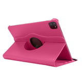 Nettech Apple iPad Pro 11 inç 2.Nesil 2020 Uyumlu 3 Kameralı Döner Standlı Kapaklı Kılıf (Pembe) NT81084
