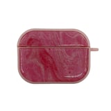 Nettech Apple Airpods Pro Uyumlu Simli İpli Arka Koruma Kılıf (Pembe) NT110051