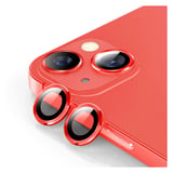 Nettech Apple iPhone 13 Uyumlu Damla Model 2in Kamera Cam Koruyucu (Kırmızı) NT91704