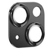Nettech Apple iPhone 14 Uyumlu Metalik Seri Kamera Cam Koruyucu (Siyah) NT97523