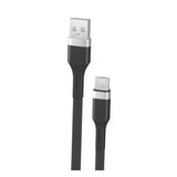 Teknonet TNDC01 Plastik 100 Cm Micro Şarj ve Data Kablosu (Siyah) NT92567