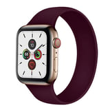Nettech Apple Watch Seri 42/44 mm Uyumlu Silikon Kordon (Mürdüm) NT91437