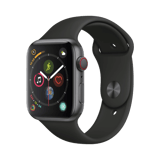 Apple Watch Series 4  Alüminyum  44mm  Cellular  Gece yarısı