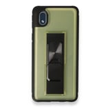 Nettech Samsung Galaxy A01 Core Uyumlu MicroCase Mıknatıs Yüzüklü Arka Koruma Kılıf (Sarı) NT86956