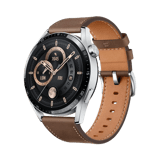 Huawei Watch GT3 Classic  Paslanmaz Çelik  46mm  GPS  Kahverengi
