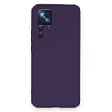 Nettech Xiaomi Mi 12T Pro Uyumlu Lansman Seri Arka Koruma Kılıf (Derin Mor) NT100104