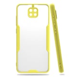 Nettech Xiaomi Redmi Note 9s Uyumlu Platin Seri Arka Koruma Kılıf (Sarı) NT86467