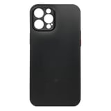 Nettech Apple iPhone 12 Pro Uyumlu Ultra Slim Arka Koruma Kılıf (Siyah) NT87882