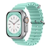 Nettech Apple Watch Series 41 mm Uyumlu Silikon Kordon (Fıstık Yeşili) NT102970