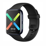 Nettech Oppo Watch 46 mm Uyumlu Silikon Kordon (Siyah) NT96825