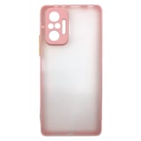 Nettech Xiaomi Redmi Note 10 Pro 4G Uyumlu Kontrast Renkli Tuş Seri Arka Koruma Kılıf (Pembe) NT88768