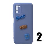 Nettech Samsung Galaxy A03S Uyumlu Maskot Seri Arka Koruma Kılıf (Karışık Renk) NT106225