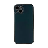 Nettech Apple iPhone 15 Uyumlu Coco Leather Seri Arka Koruma Kılıf (Yeşil) NT106647